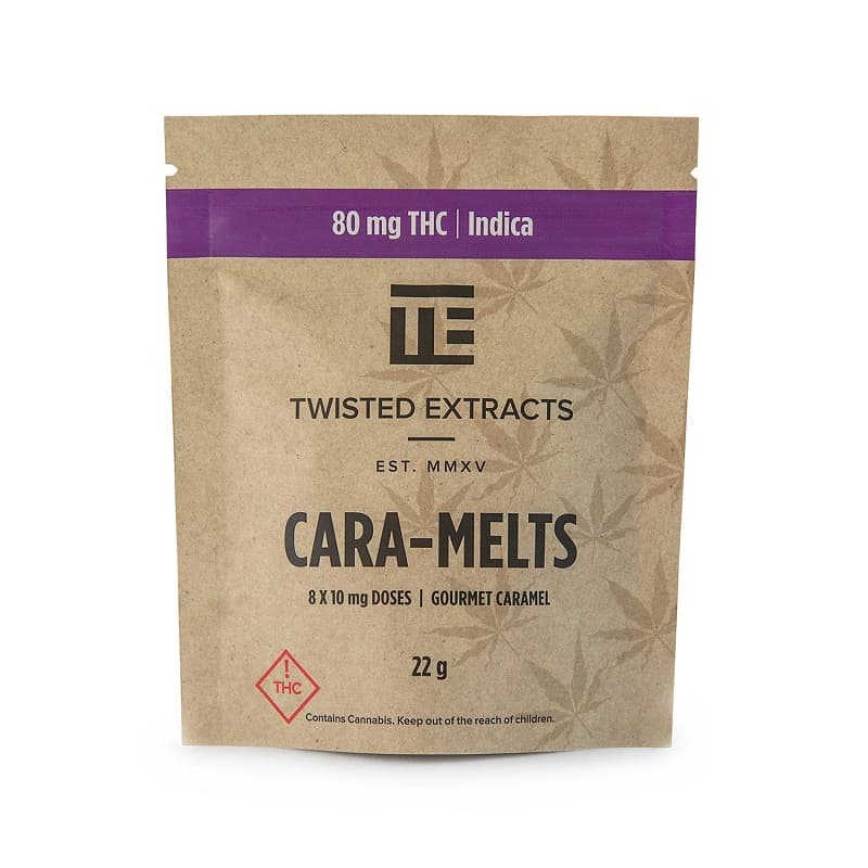 Twisted Extracts Cara-Melts 80mg strain