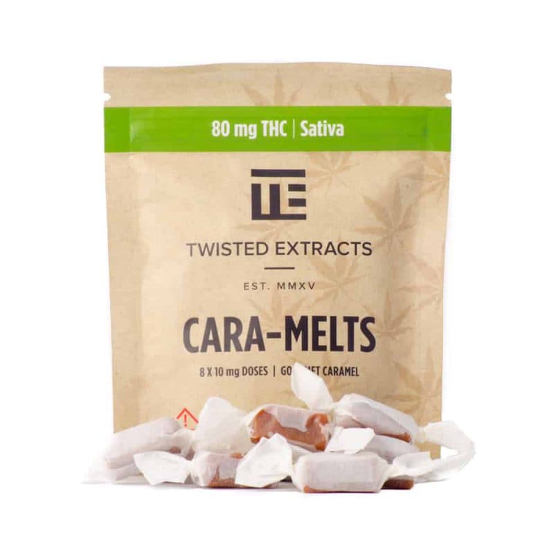 Twisted Extracts Cara-Melts 80mg strain